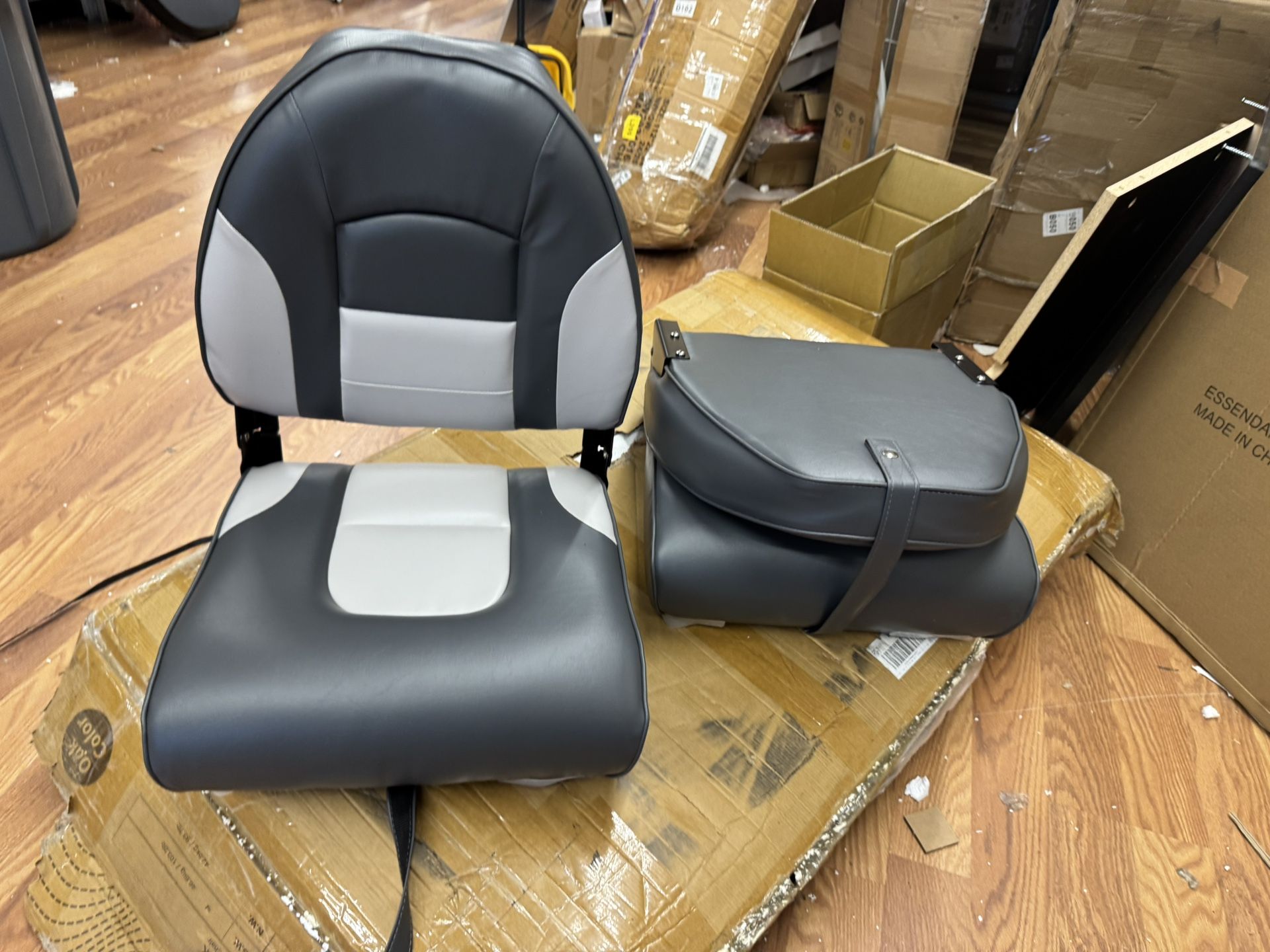 Pair Of high back boat seats