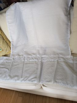 Semi sheer single window curtain set