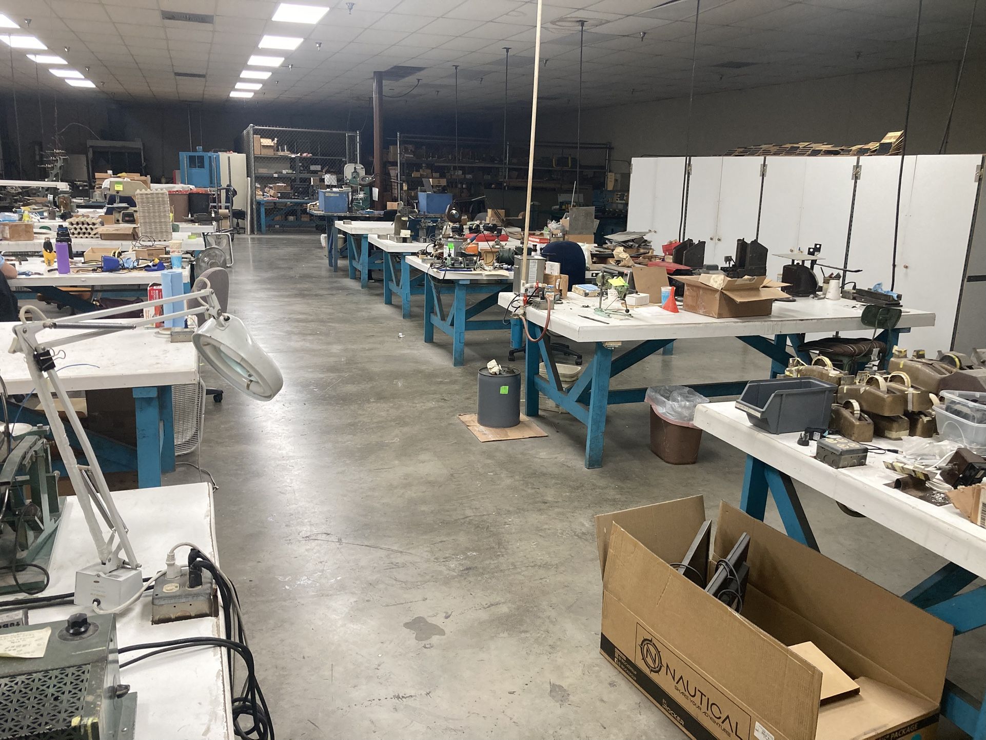 Work Tables 4’X8’ Wired For Electricity 