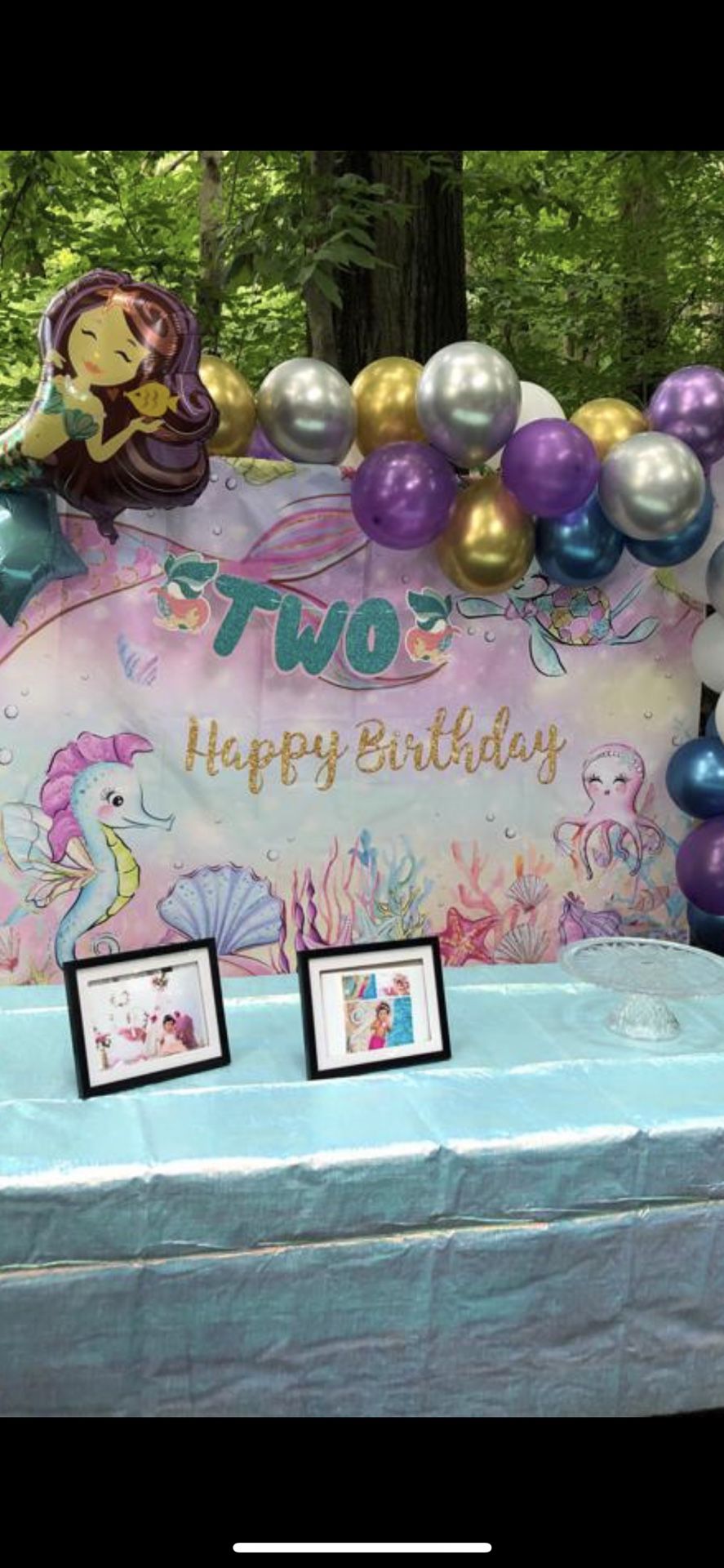 Mermaid Theme Backdrop