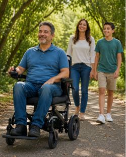 🔥 JiexoTri EW01-150 Electric Wheelchair – Amazon $700, Factory Clearance Only $300! 🔥  ✅ Brand: JiexoTri ✅ Model: EW01-150 ✅ Lightweight Foldable De