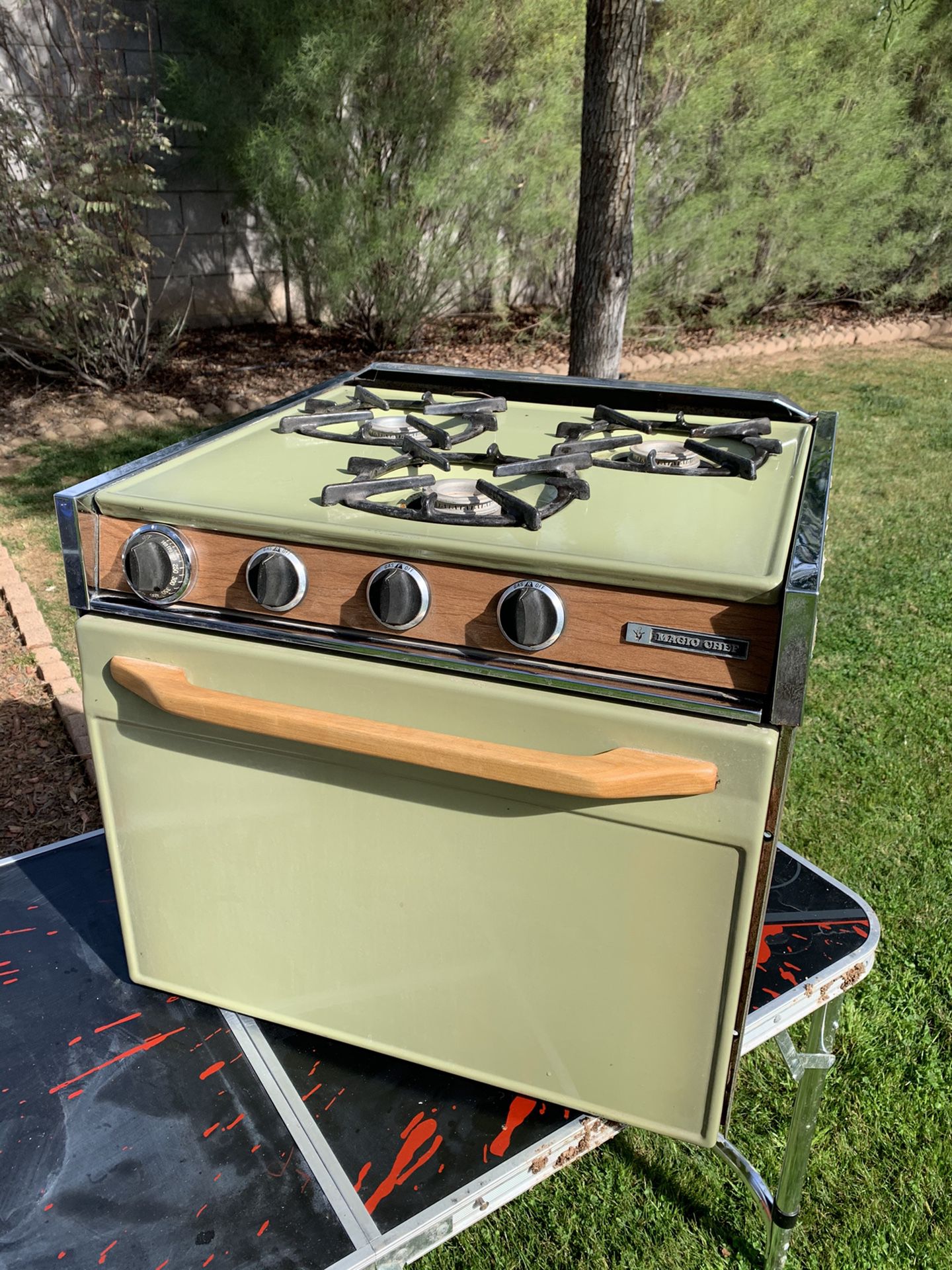 1970’s travel trailer stove/oven -propane