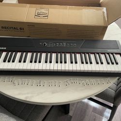 Alesis Recital 61 Keyboard - Brand New - Piano Note Labels Included