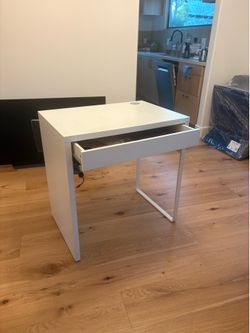 Small white desk