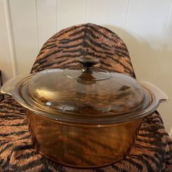 Vintage Vision 5 L Corning USA Brown Oven Microwave 