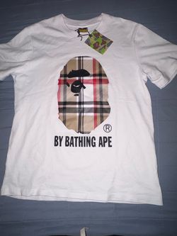 BAPE By Bathing Ape Plaid Graphic T-Shirt