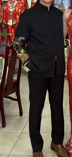 Men Chinese Wedding Shirt