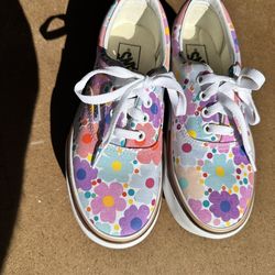 Vans UV Polka Dots/Flowers Women Size 6