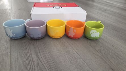 Le CreusetX Pokémon Collection Mug set of 5