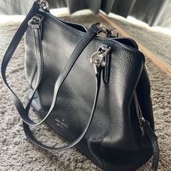 Black Kate Spade Leather Purse Handbag