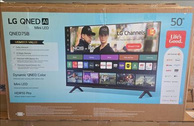 50Qned75B 50” Lg smart 4k qned hdr tv