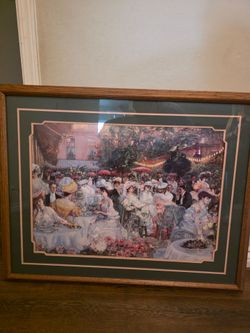 Le Dinner A L'Hotel Ritz Paris" by artist Pierre-Georges Jeanniot