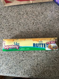 Squeeezy Salted Butter Squishy Toy 14oz