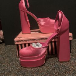 Pink Platform Heels