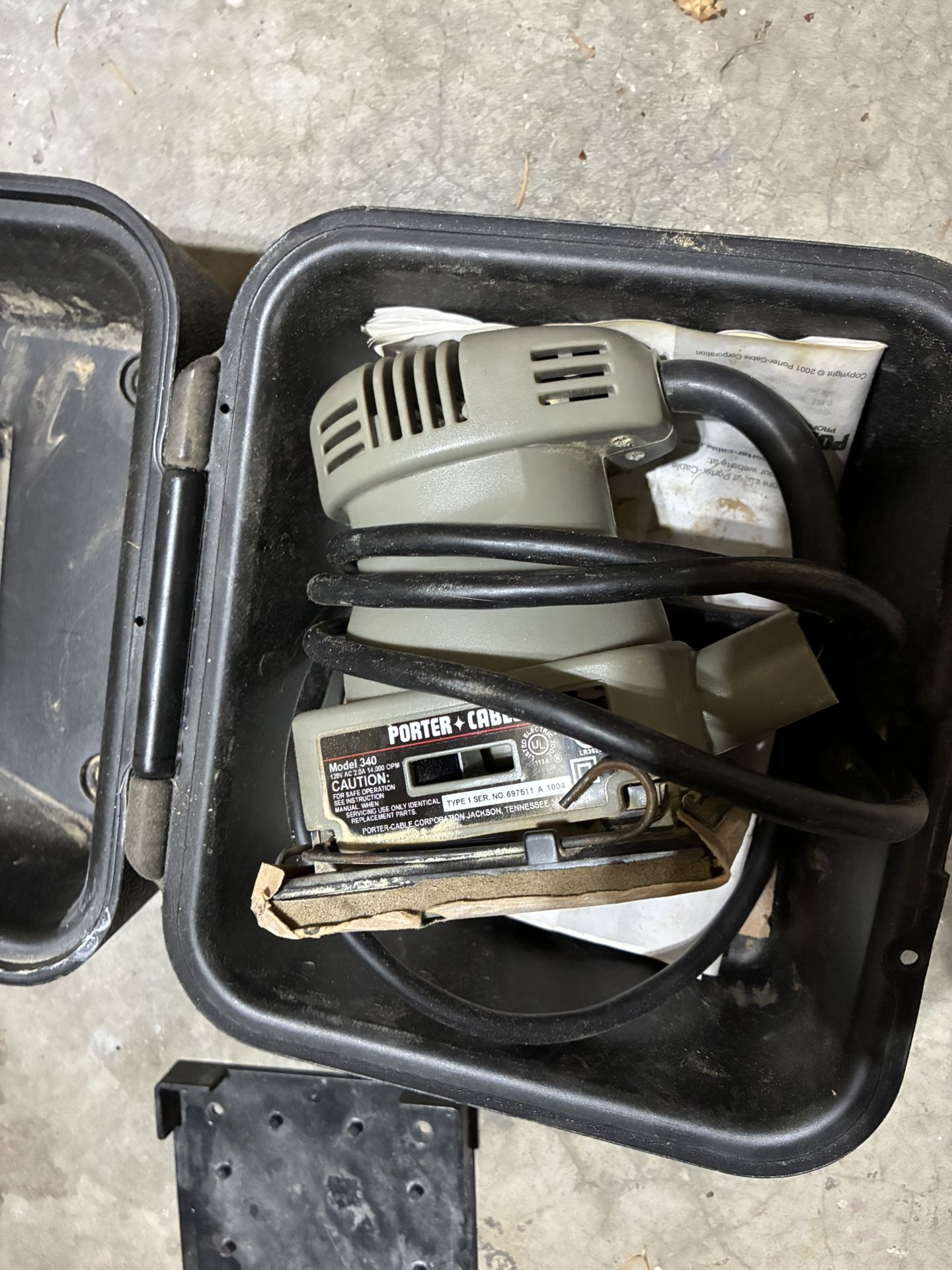 Porter Cable Palm Sander $40