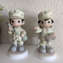 Precious Moments Marine Corps Figurines 