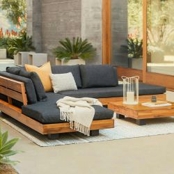OPEN BOX!  Article Lubek Outdoor Sectional - Delivery Available