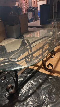 Glass center and Conner table