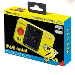 Pac Man Pocket Player Portable Gaming System Retro / Collectible / Collector / Video Games / Console / Controller / Atari / Nintendo / Xbox / Toy