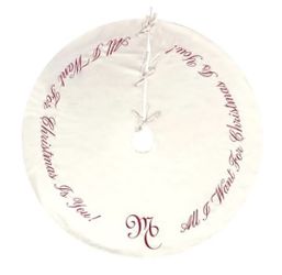 Tree Skirt Mariah Carey Official All I Want for Christmas is You, 48”