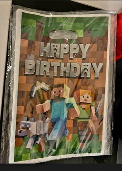 Minecraft Candy Bags