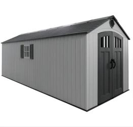 Lifetime 8 ft. W x 20 ft. D Outdoor Resin Storage Shed (160 sq. ft. )