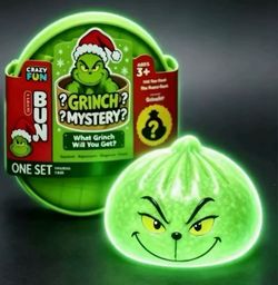 Crazy Fun Grinch Mystery Glow in the Dark Green Gel Squeeze Ball Box Of 12