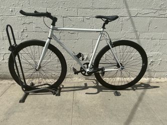 White Track Fixie Bike
