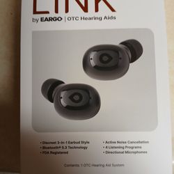 Link By Eargo Hearing Aid With Bluetooth 
