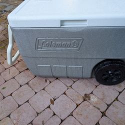 Coleman Cooler With Wheels And Handle