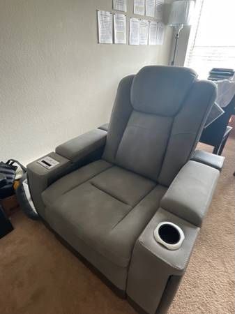 Power Leather Reclining 3 Piece Living Room Set BRAND NEW