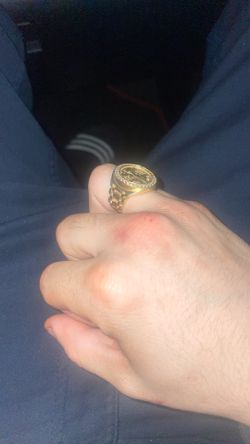 14k Centenario Rolex Band Ring 