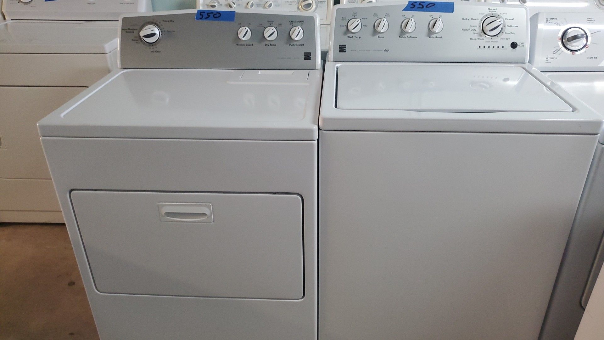 Kenmore Washer and Dryer Set 30 Day Warranty Nice And Clean Tested and Ready To Go Delivery Available For A Small Trip Charge