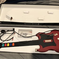 Guitar Hero Red Octane Controller For PS2 With Original Box