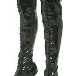 Over The Knee Lace Up Boots