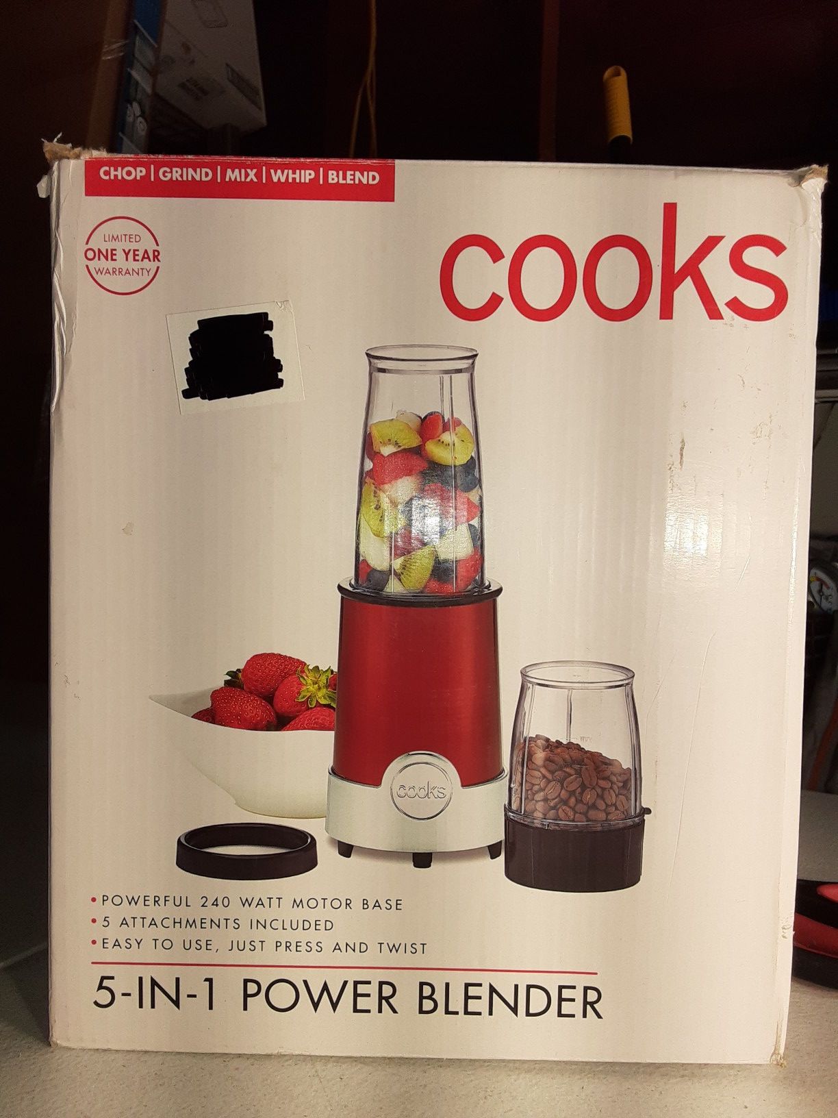 Cooks| 5-in-1 Power Blender