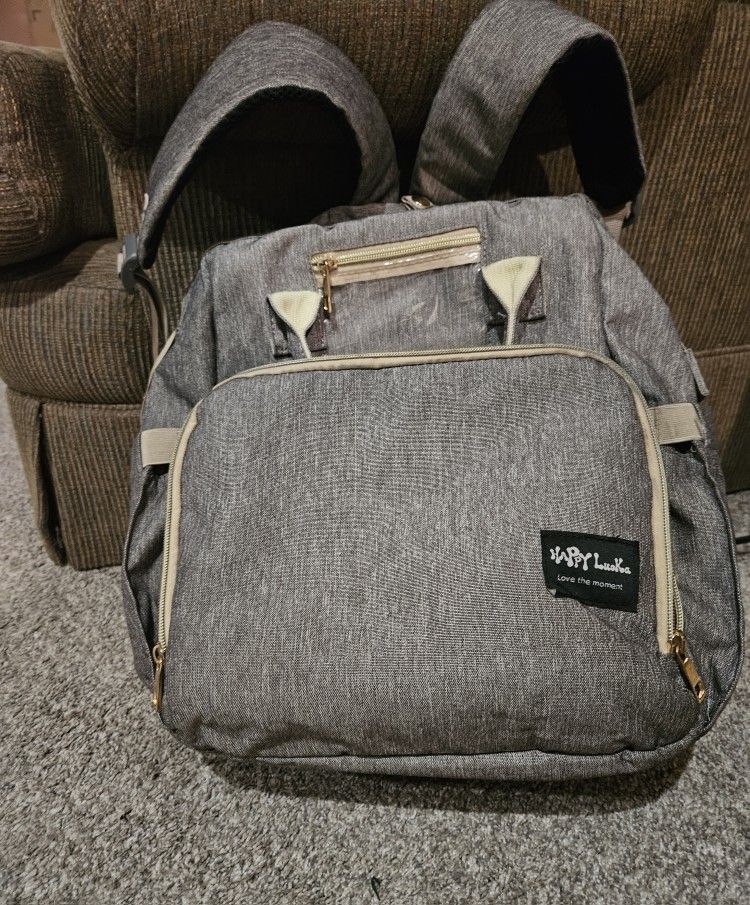 Baby Diaper Back Pack With Changing Station