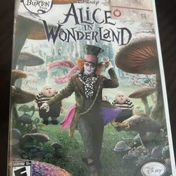 Nintendo Wii Alice In Wonderland no manual  