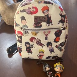 Naruto Backpack And Naruto Figures 