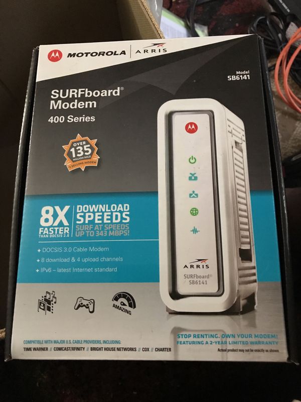 Motorola SB6141 cable modem available for sale for Sale in Jersey City