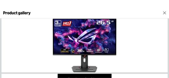Asus Oled 26.5 1440 360hz