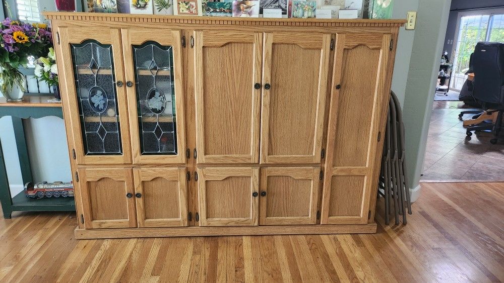 Oak Entertainment Center