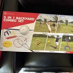 5 In 1 Backyard Game Set