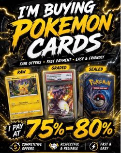 Buying Pokemon Raw, slabs and sealed