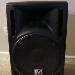 15" Self Powered Speaker Woofer And Tweeder Sound System 3 Channel With Auxilary Input