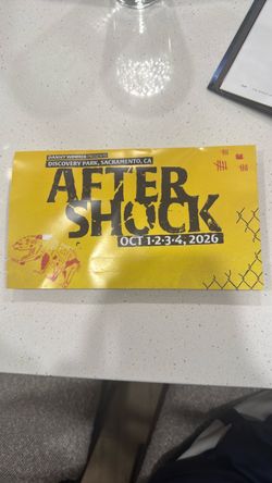 Aftershock Sunday GA Tickets