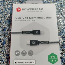 Fast Charging USB C To Lighting Cable 6 Foot Cable Iphone8 And Later,Ipad,Ipod,Mac