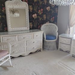 Pier one white sale wicker bedroom furniture
