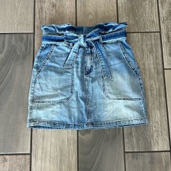 Free People Denim Jean Skirt Size 4