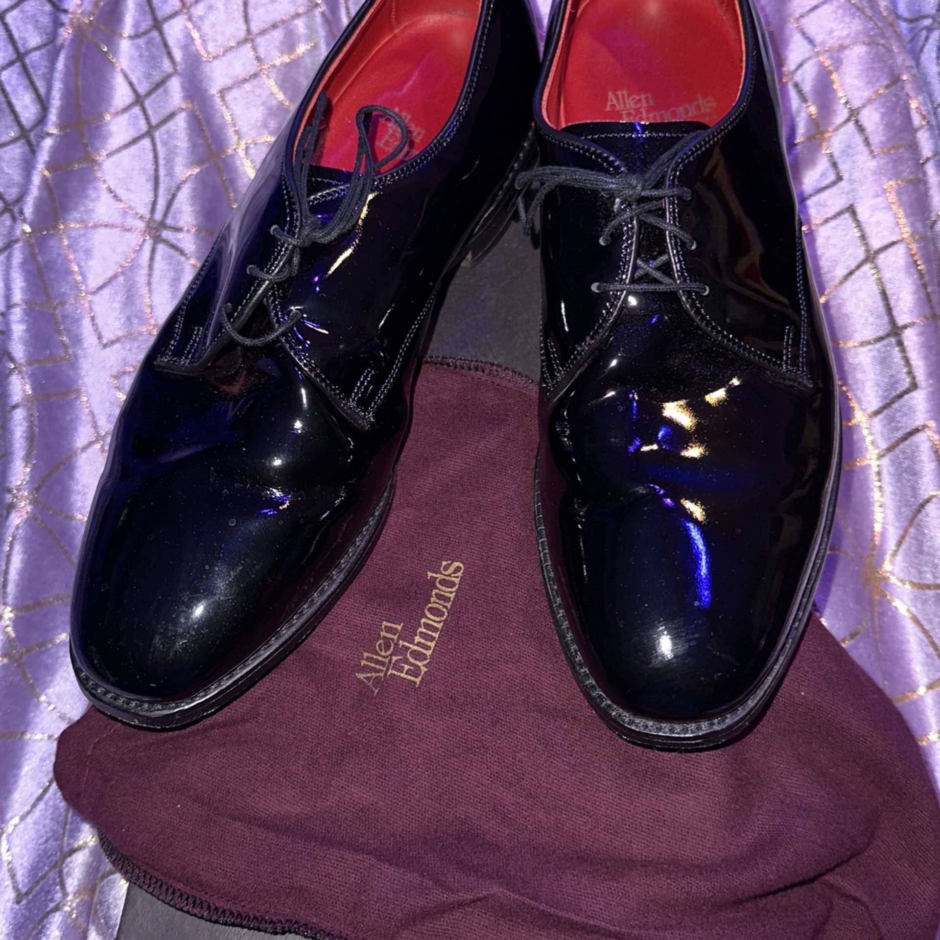 Allen Edmonds Used Black Dress Shoes Size 9D